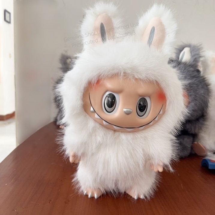 The Monsters Labubu 58CM 38cm Black Zimomo 10th Anniversary Series Angel In Clouds I Found You Vinyl Plush Doll yizhixing