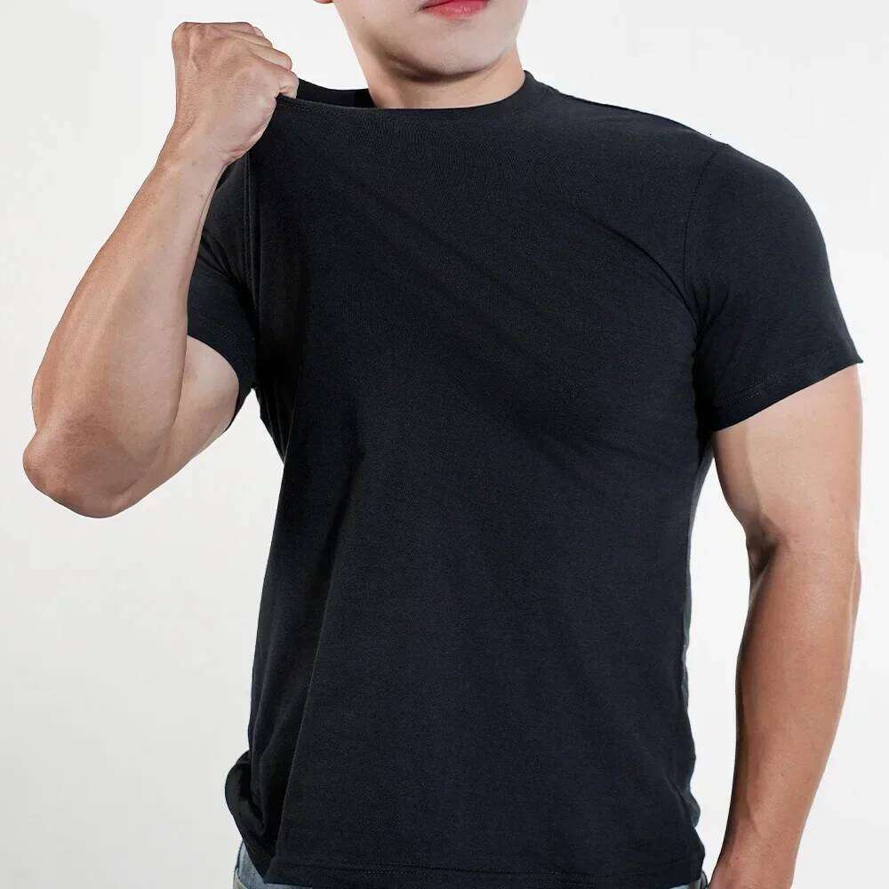 Men Women T-shirt High Qualtity Cotton Short Sleeved T Shirts O Neck Solid Color Tee Black White Breathable Clothing Couple Tops C260228 - view 5