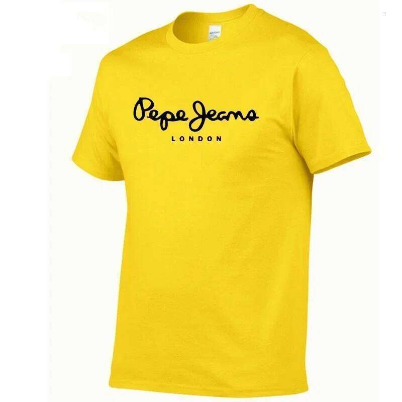2025 Newest Pepe-Jeans-London Logo T-Shirt Summer Men's /Women's Short Sleeve Popular Tees Shirt Tops Unisex C260228 - view 6