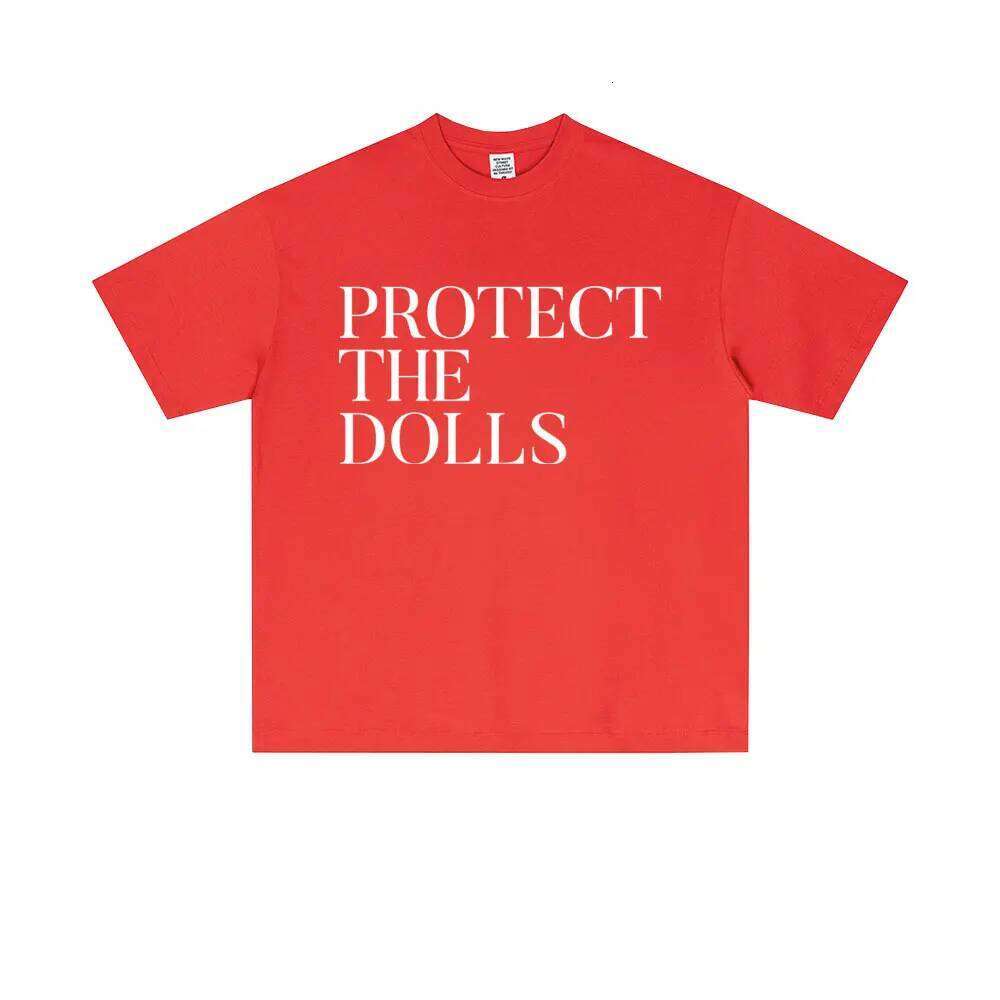 2026 Spring/Summer Pedro Pascal "Protect The Dolls" Design Men's and Women's Fashion Retro T-Shirt C260228 - view 7