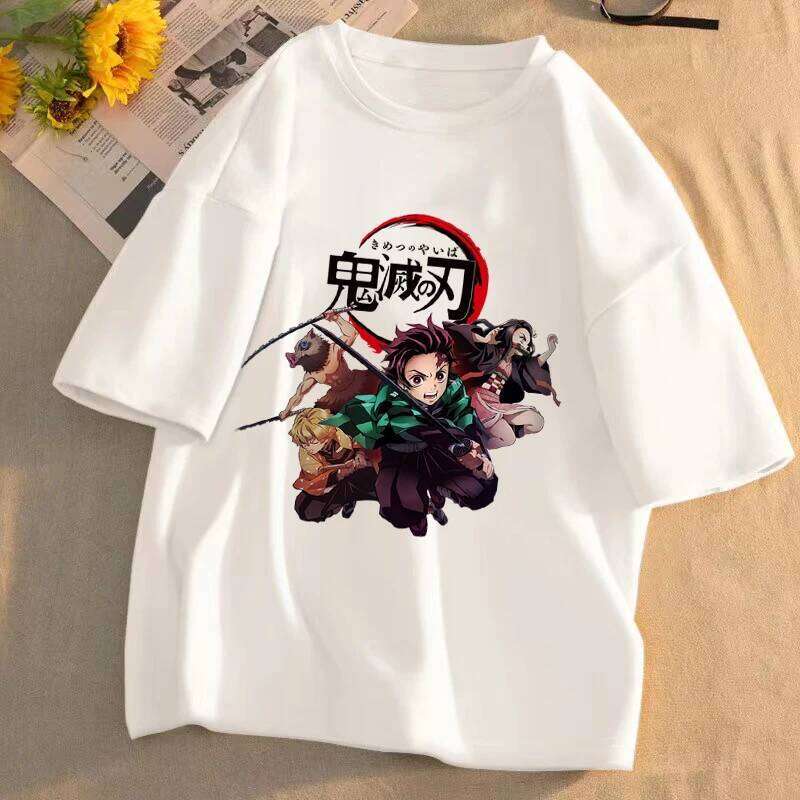 Demon Slayer T-Shirt Kimetsu No Yaiba Unisex Graphic Tee Summer Short Sleeve Casual Cartoon Top Streetwear Anime Gift C260228 - view 4