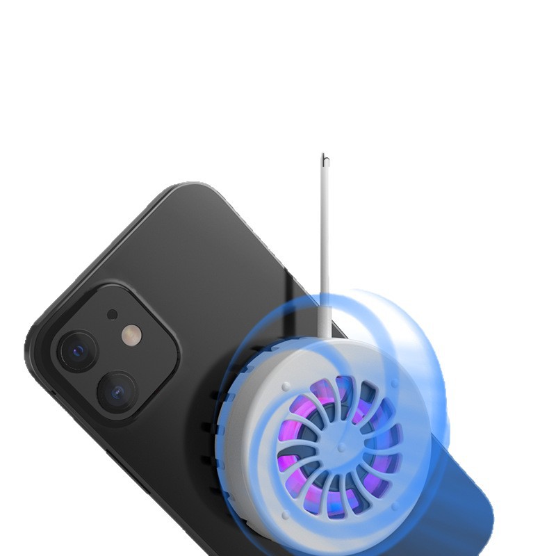 Magnetic Cooling Wireless Charger Type-C 15W Fast Charging RGB Light Game Mobile Phone Cooler Charger