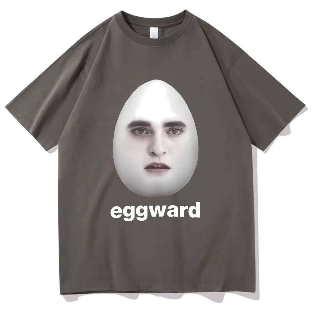 Twilight Edward Cullen Parody Humor T-shirts Robert Pattinson Funny Meme Short Sleeve Men Women Fahsion Oversized Streetwear Tee C260228 - view 5
