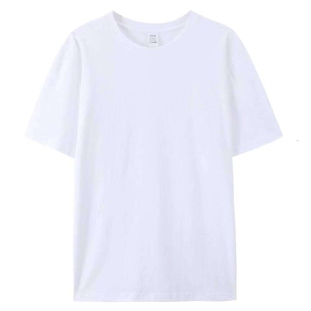 100% Cotton Unisex Plain White Crew Neck Tshirt Coton Herren T-shirt Uomo Blank Black T Shirt For Men Playeras De Hombre C260228 - view 4