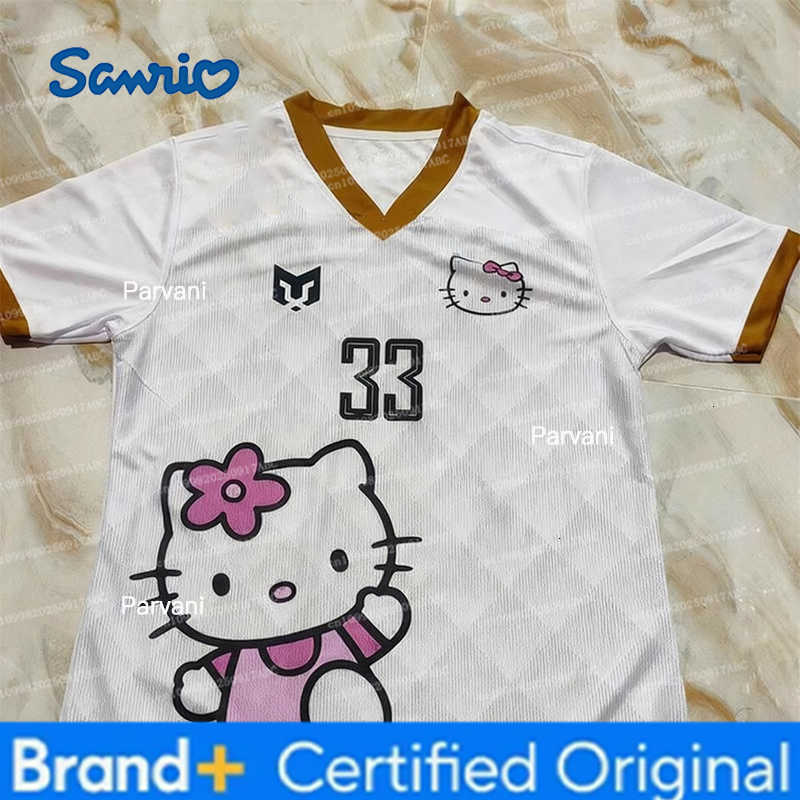 Sanrio Man Tshirt Hello KItty 3D Print Men Football Jersey Sport Tee Women Training Kid TShirt Streetwear Womens T-shirt H260228