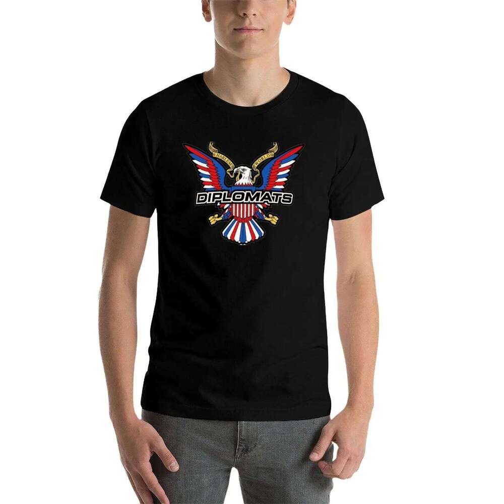Dipset Men's Casual Black T-Shirt C260228, 100% Cotton Short Sleeve with Diplomats Emblem - view 5
