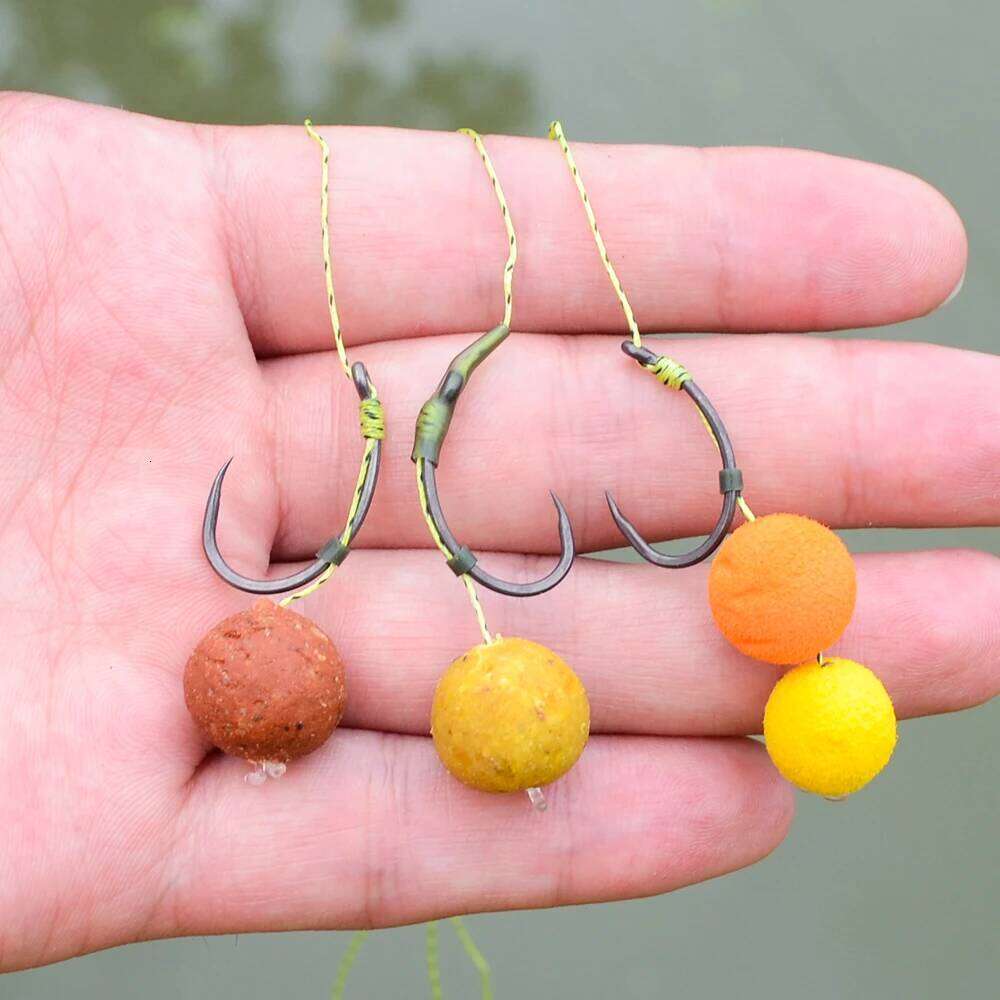 Hirisi 50pcs Coating High Carbon Stainless Steel Barbless Hooks Hook Fishing Tool Accessories 8012 Z260228