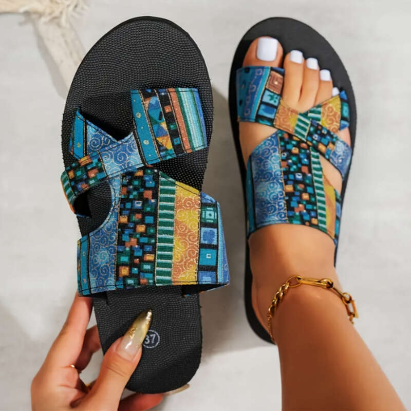 2026 free shipping Summer New Model Slip-On Lightweight Comfortable Roman best luxury Flat Fish-Mouth Beach Sandals Wholesale In Stock