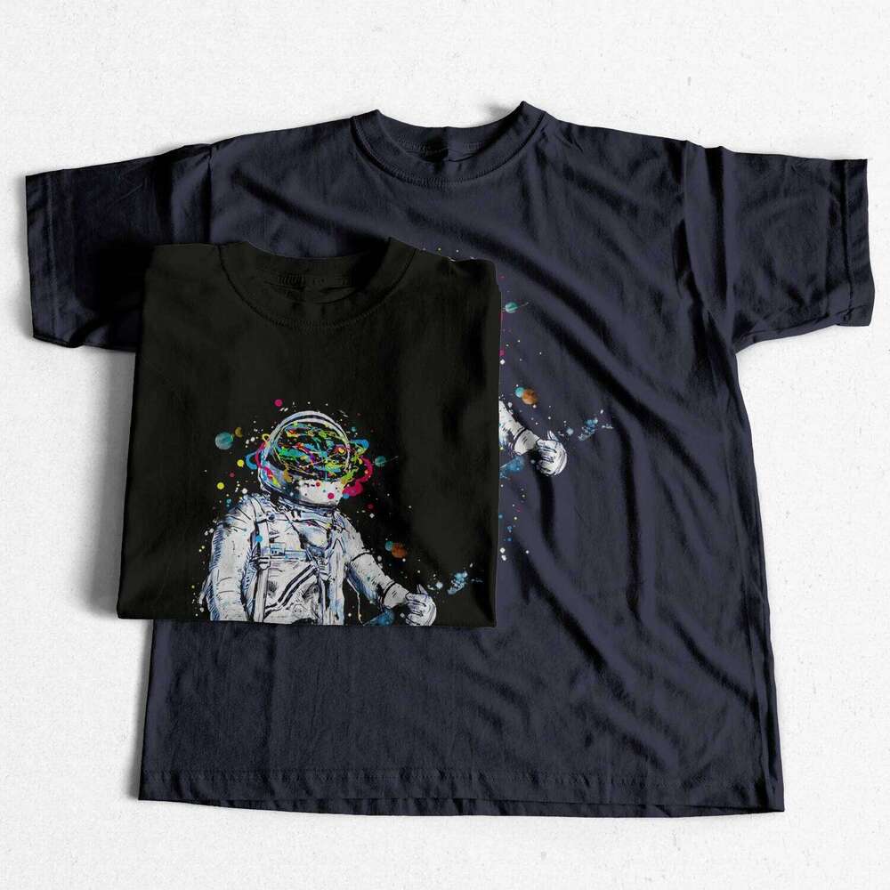COOLMIND 100% Cotton Top Quality Print T Shirt Casual Space Pring Loose Cool Tshirt Men Tee Shirts Tops C260228 - view 5