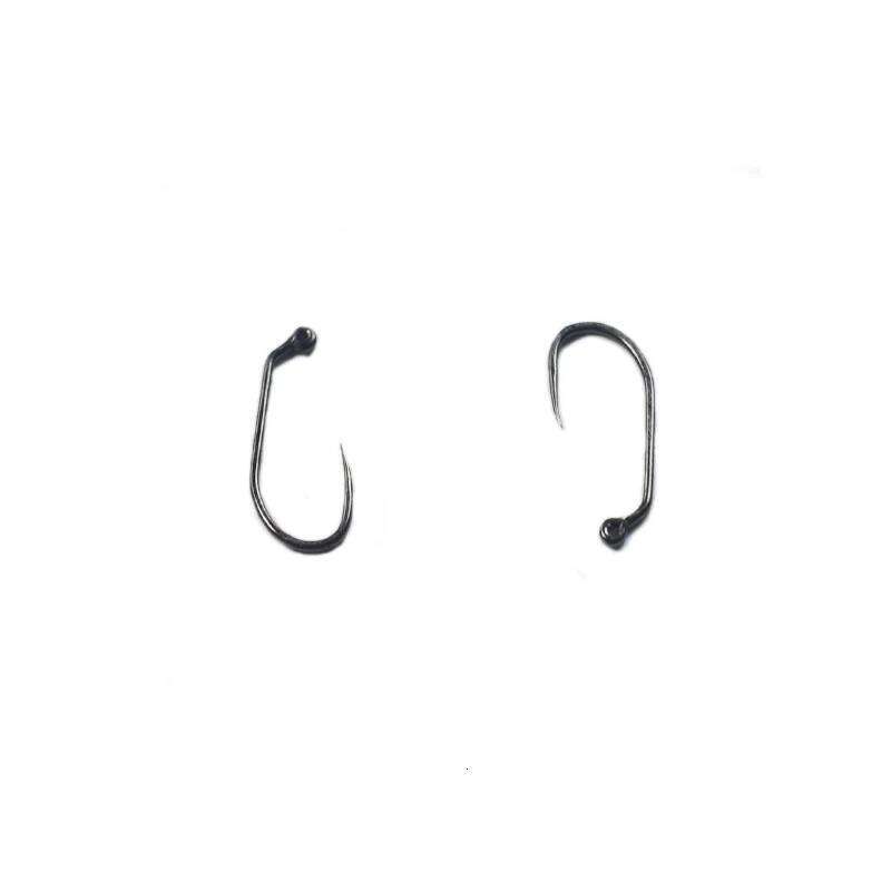 CONTEMPLATOR 40pcs nymph barbless fishing hook10# 12# 14# 16# 18# 60 Jig thin wire shrimp caddis pupa fly tying hooks Z260228