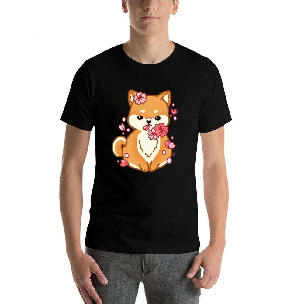 Sakura T-Shirt Inu pack shirts funny Shiba men t white man g for C260228 - view 4