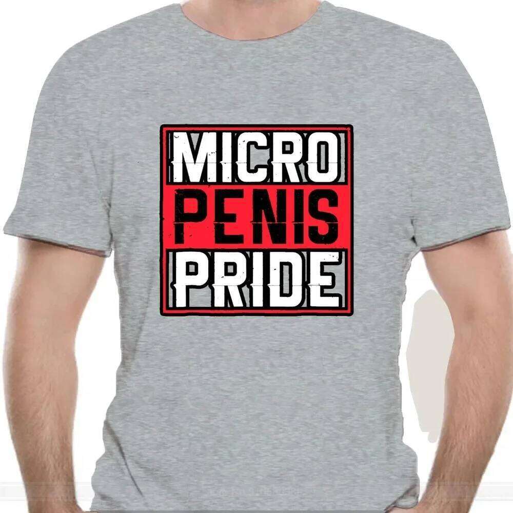 Micro Penis Pride Funny Gag Gift Mens Wo Tshirts Male Brand Teeshirt Men Summer Cotton T Shirt C260228 - view 4