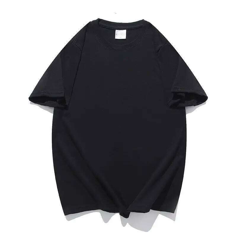 Summer Cotton T Shirts Simple Causal O-neck Basic Men and Women White T-shirt Male High Quality Classical Streetwear Tops C260228 - view 3