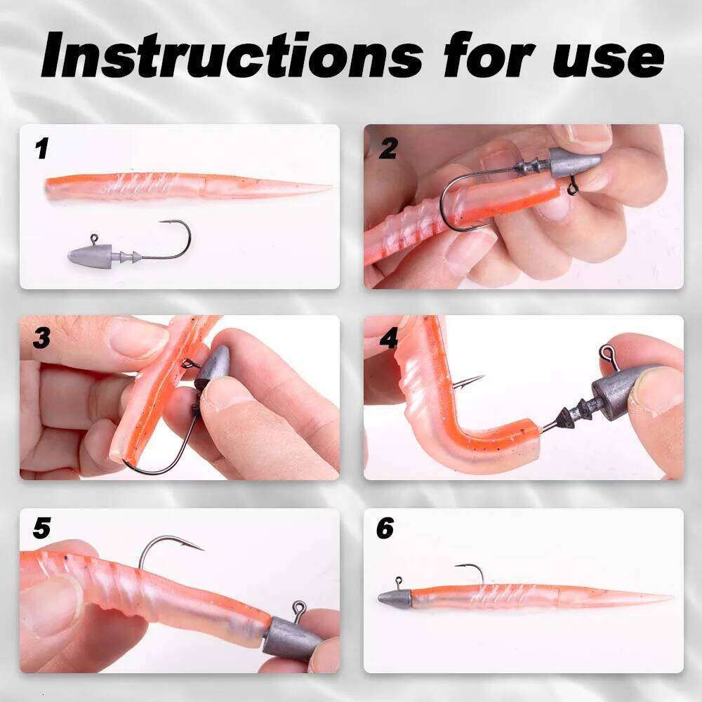 Hunthouse 7g 10g 12g 14g Jigging Hook Soft Lure Screw Jig Head For Big Shad Tool Fishing Tackle Equipment Z260228