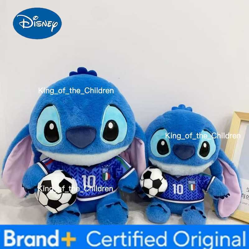 Disney 2026 Stitch Stuffed Plush Cartoon Stuffed Plush Dolls Anime football star Plush Toys Kawaii Pillow Kids Birthday Christmas Gift H260228