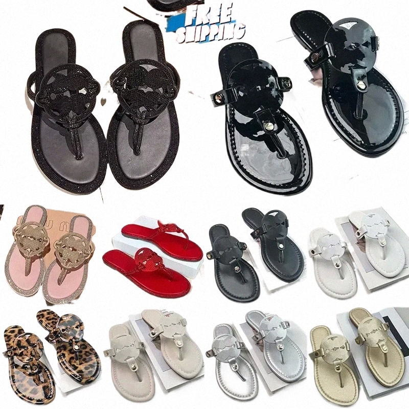 Torylyburchly designer sandals women Slippers luxury flat flip flops sliders slide diamond sandals womens outdoor toryly sandals burchly shoes