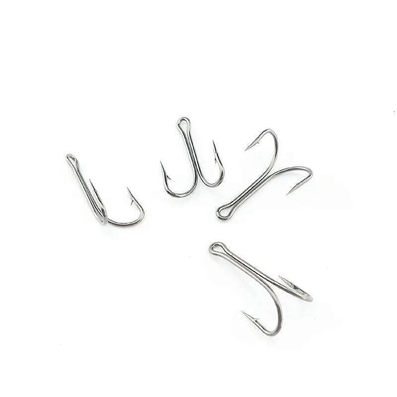 5 or10pcs/Lot Double Fishing Carbon Steel Durable Use Fly Tying Long High Fish Hook For Soft Lure Jig Bass Accessories Z260228