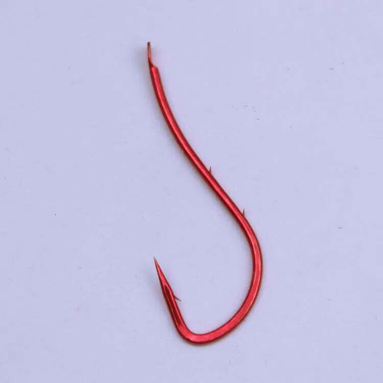 Red back thorn curve long handle beach fishing black snapper pomfret pike bass sand tip hook Z260228