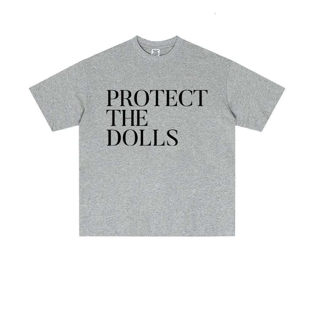 2026 Spring/Summer Pedro Pascal "Protect The Dolls" Design Men's and Women's Fashion Retro T-Shirt C260228 - view 5