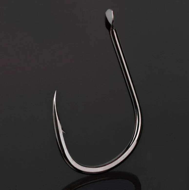 DYGYGYFZ 10pcs/lot Super Sharped Forged Fishing Hooks 1#-15#High Carbon Steel Carp Fish High Quality Barbed Hook Z260228