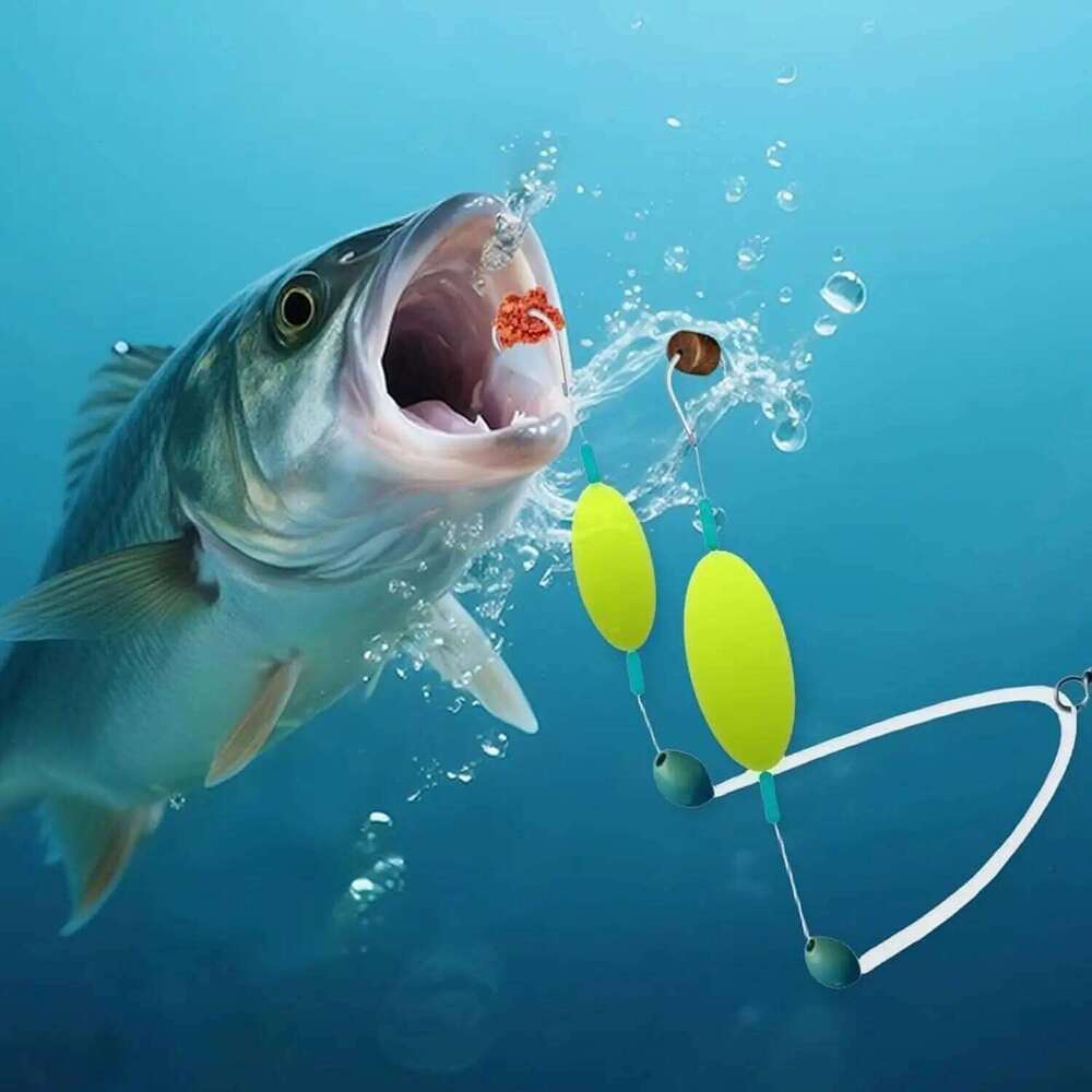 5/10Pcs Reverse Fishing Off-Bottom Double Hook Rig Set: Ideal for European Carp Fishing, Bypass Weeds, Stones & Silt Z260228