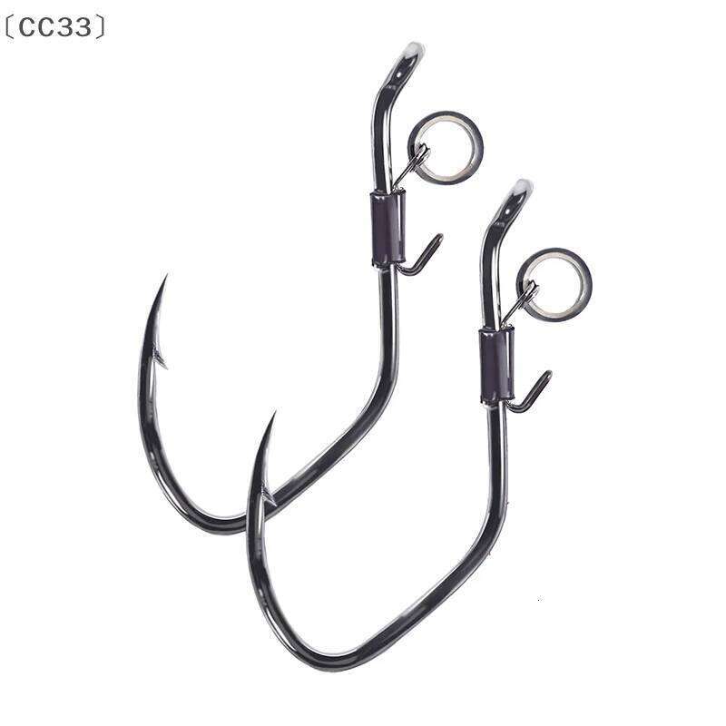 CC3310Pcs Hooks Live Catfish Baitholder Fishing Shrimp Holder Hook Corrosion Resistant Saltwater Freshwater Z260228