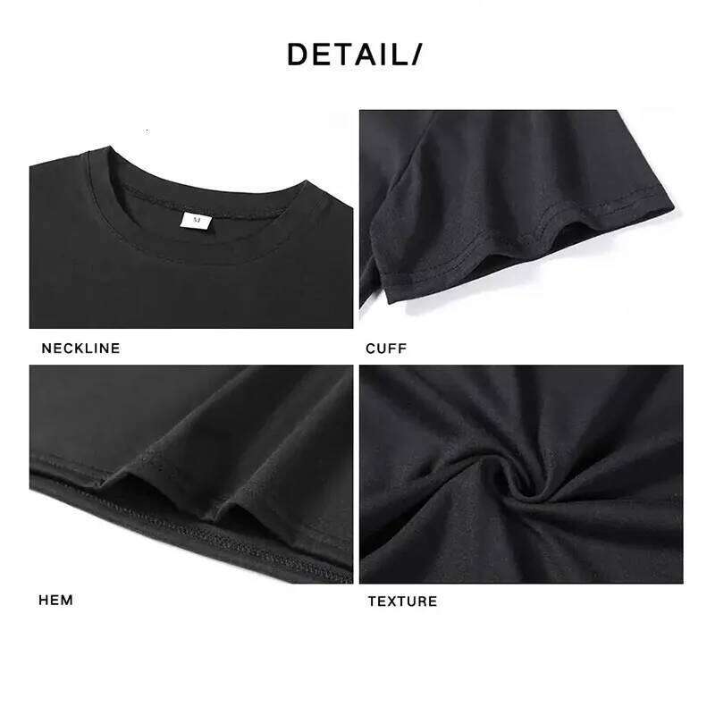 2025 Men's 100% Cotton Summer Loose Size Creative Graphic Printed Slim Fit Casual Sports Round Neck Short Sleeved T-shirt Top C260228 - view 6