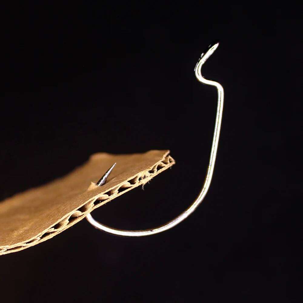 10pcs OFFSET WORM HOOK Width Tee Sea Assist Triple Treble Hooks Jig Head Fishing Carp Squid Hook Z260228