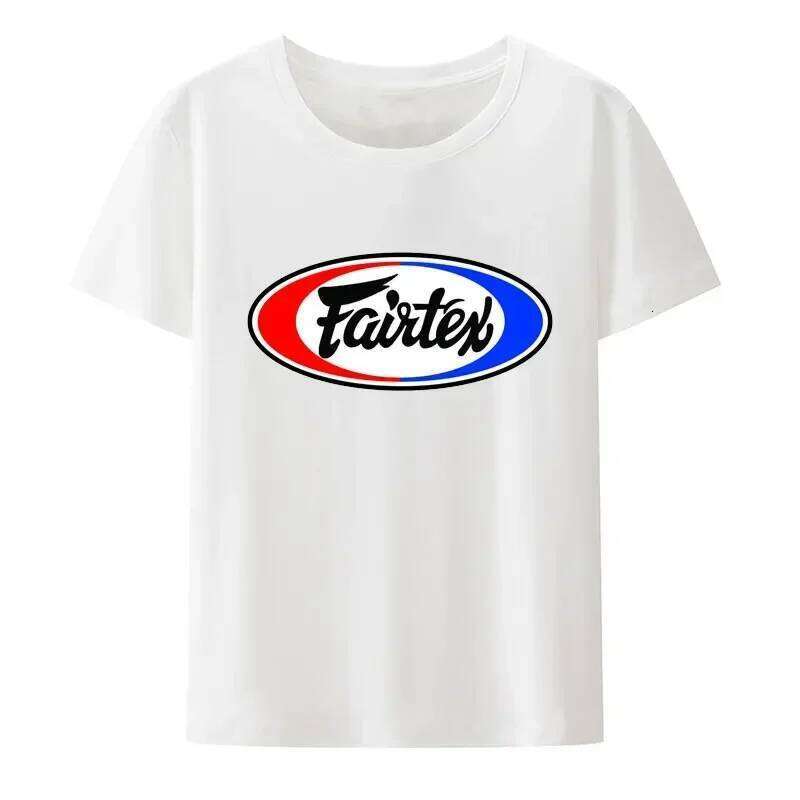 Fairtex Thailand T-Shirt Black Casual Muay Thai Kickboxing Round Neck Loose Graphic Hipster Blouse Street Fashion Breathable C260228 - view 5