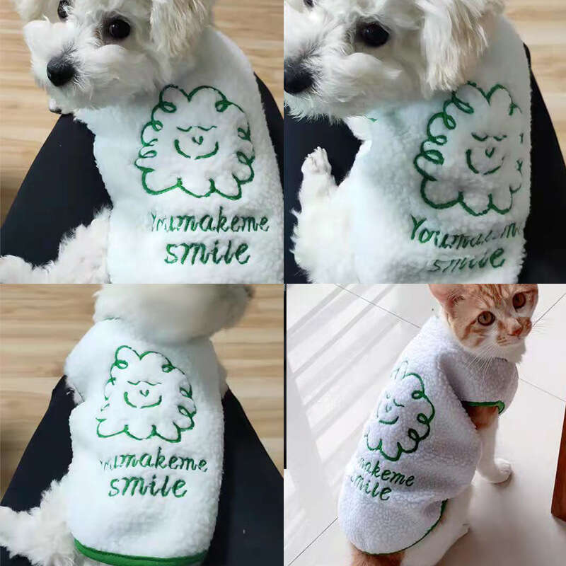 Famous brand Autumn winter warm pet clothes for cats Teddy Bichon Pomeranian small dogs and puppies cat supplies dog vests manufacturer pupakaIK