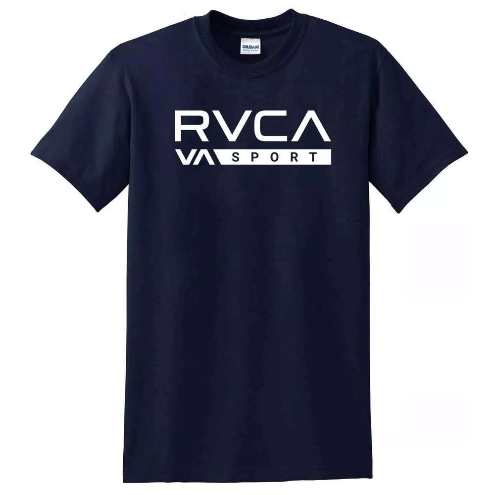 American Shirt RVCA Logo T-shirt Summer New Retro Fashion Men's and Women's Tops C260228 - view 3