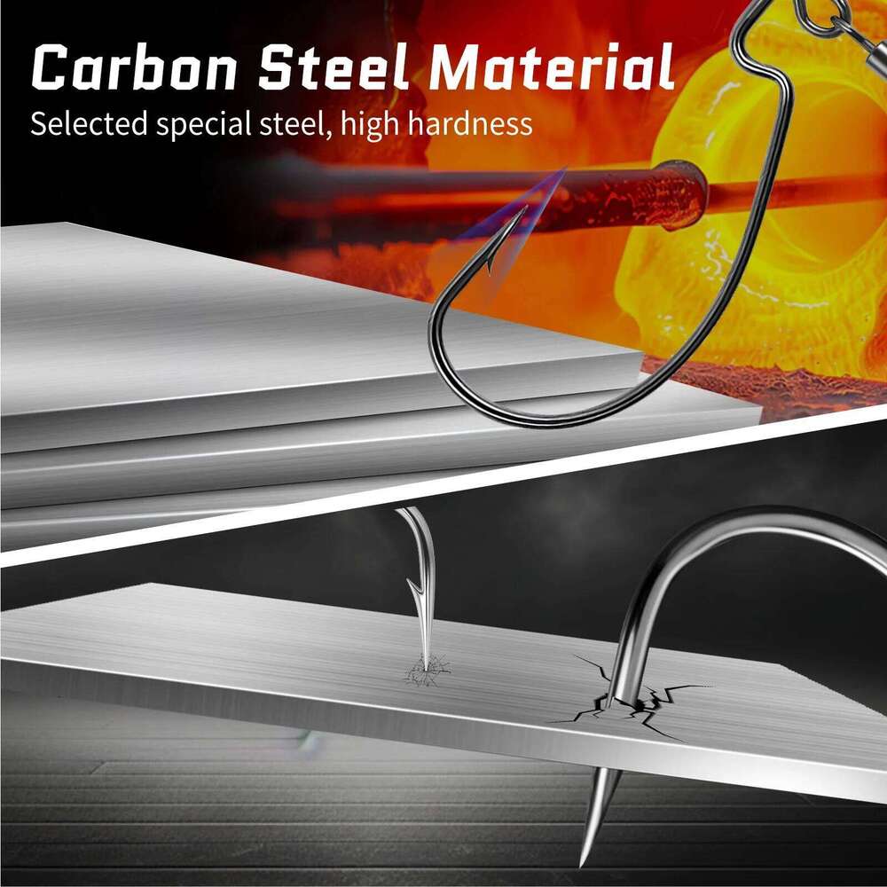 EWG Hook Hooks Drop Shot Rig with Fishing Weight Sinker 5Pcs Bulk Z260228