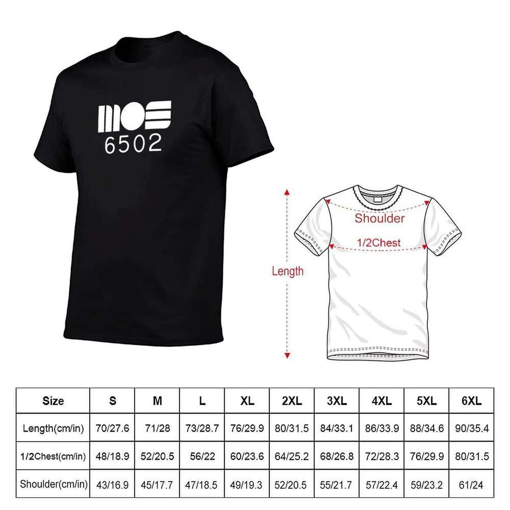 shirts plain pack logo White CPU 6502 cotton 8-bit MOS shirt t for man T-Shirt C260228 - view 6