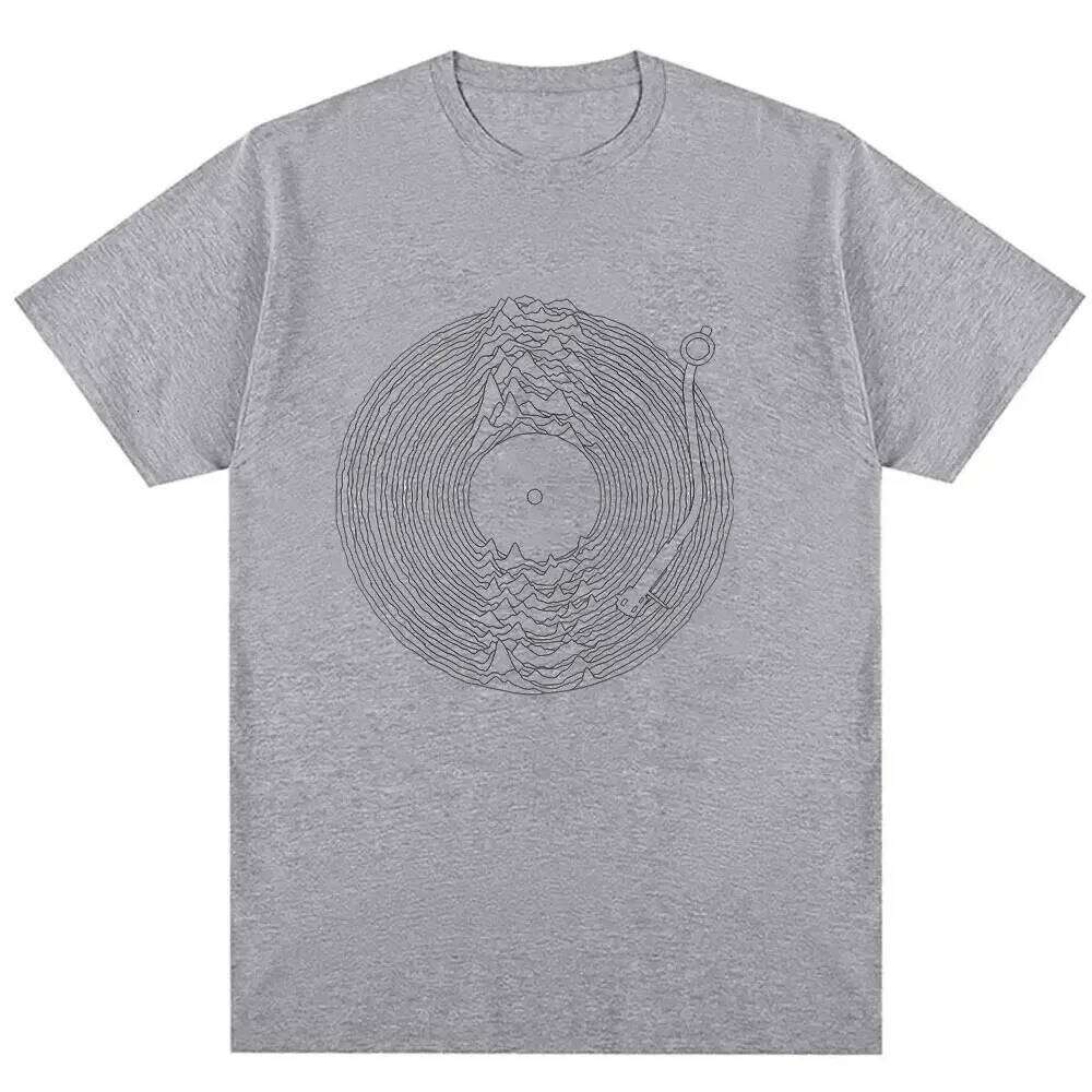 Joy Division T-Shirt Vinyl Record Unknown Pleasures Shirt Alternative Rock 80s Music Graphic T Shirts Regular Short Sleeve C260228 - view 7