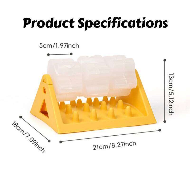 Pet Slow Feeder Toy for Self Amusement and Stress Relief Rolling Wheel for Mental & Stimulation Automatic Feeder for Slow Feeding Cat and Dog Slow Fee