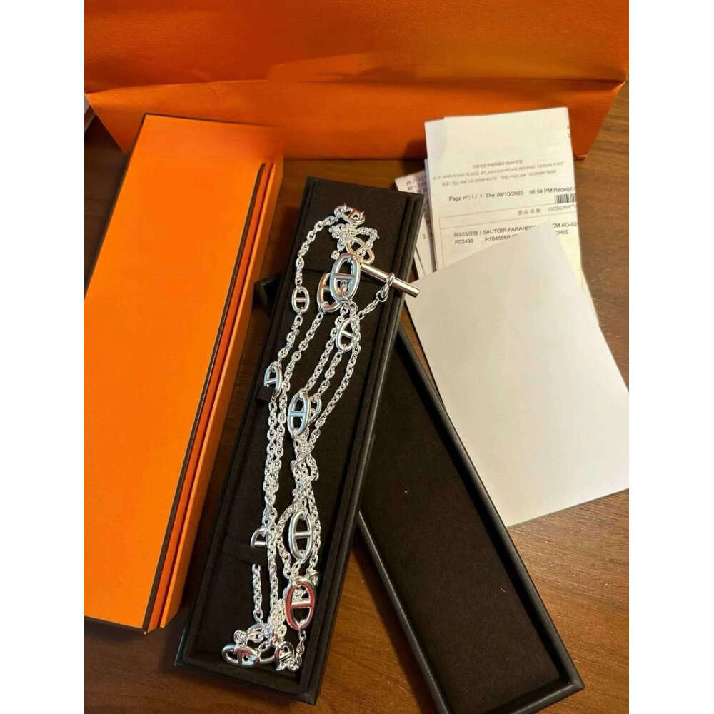 Pendant Necklaces womens Designer necklaces for luxurious Pendants jewelry fashion high-end S925 silver H Brand bag with full diamonds necklace