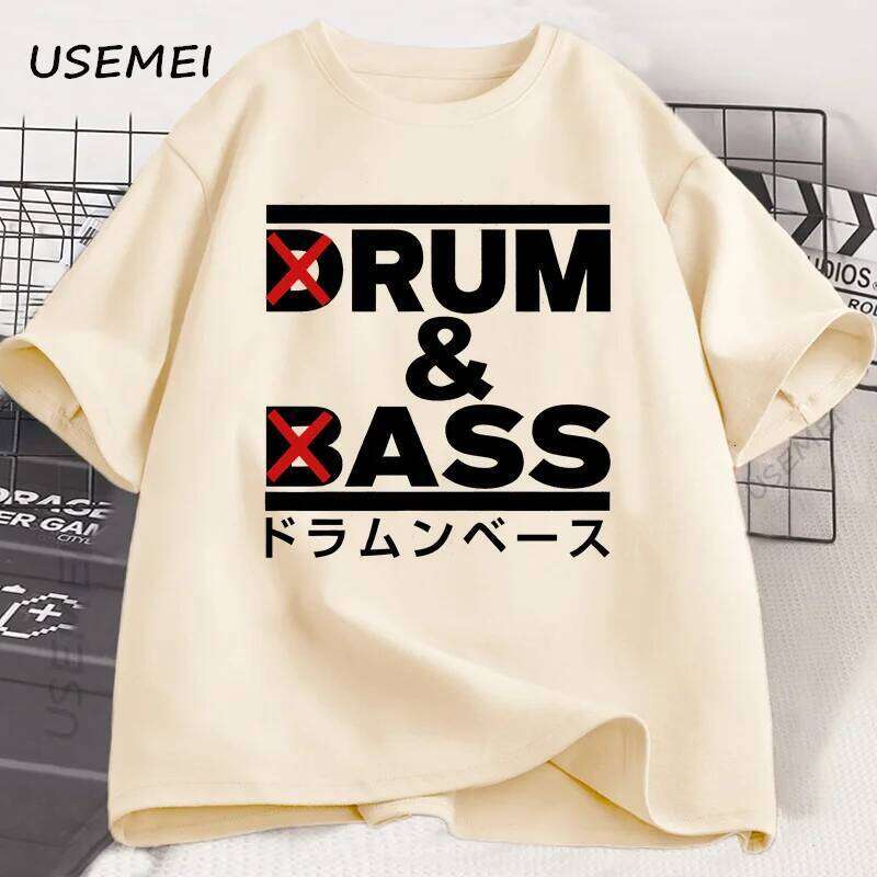 Funny Drum Bass T Shirt Men Rum and Ass Lovers Jokes T-shirt Y2k Short Sleeve Cotton O-neck Tshirt Summer Tees Man Clothing C260228 - view 3