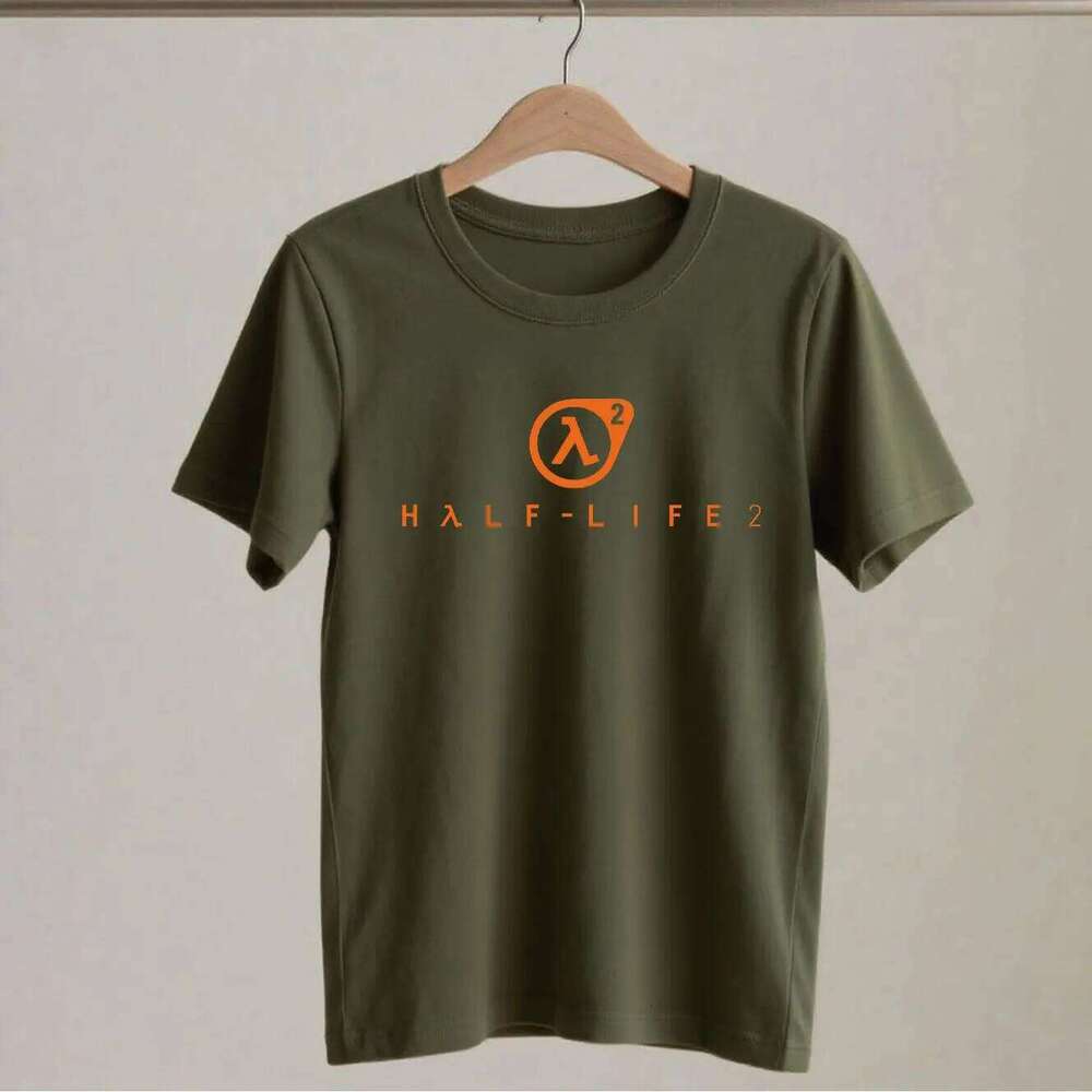 Half Life 2 Tshirt Vintage 2003 Valve Premiere Showing Video Game Men Sz Large Men's Cotton T-shirt Regular Short Sleeve Summer C260228 - view 6