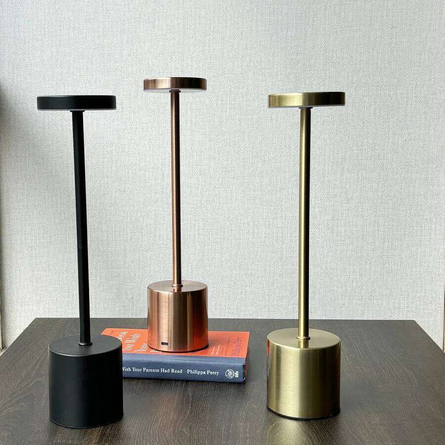 Simple Touch Led Table Rechargeable Desk Lamp 3 Color Bedside Creative Ambient Room Restaurant Bar Decor Night Light Z260227