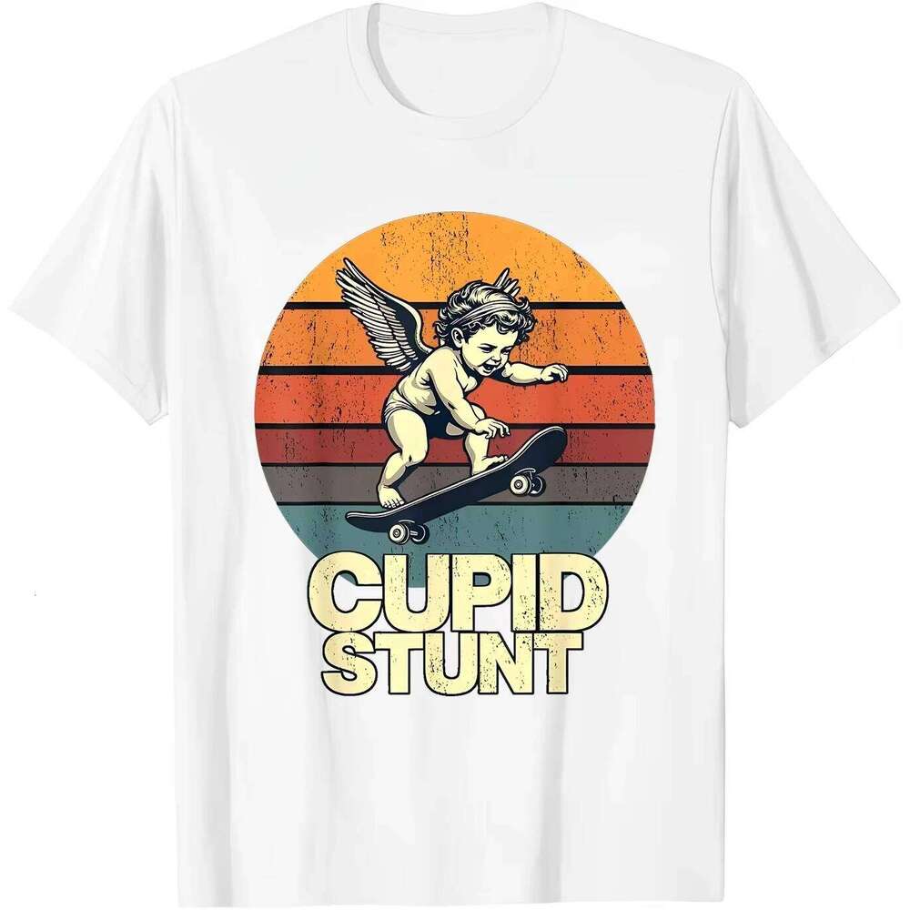 The Latest Men's Pure Cotton T-shirt From Cupid in 2025 Comfortable High Quality. It Is Suitable for Beach Travel Parties C260228 - view 3