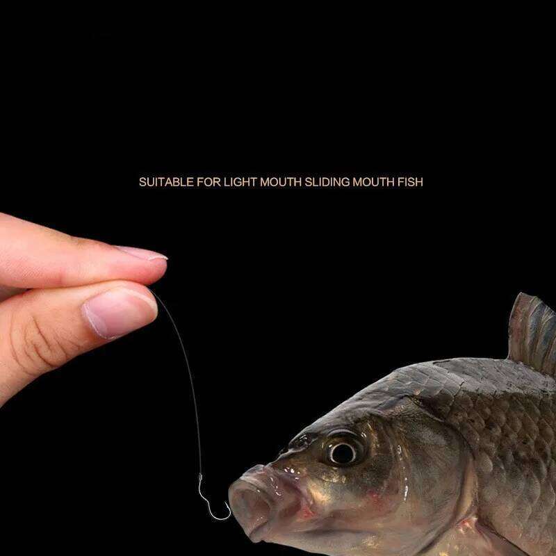 FTK Double Hooks With Line Flipping Rigs Automatic Flip Tied Carp Hook Size 0.5#-13# Fishing Tackle Z260228