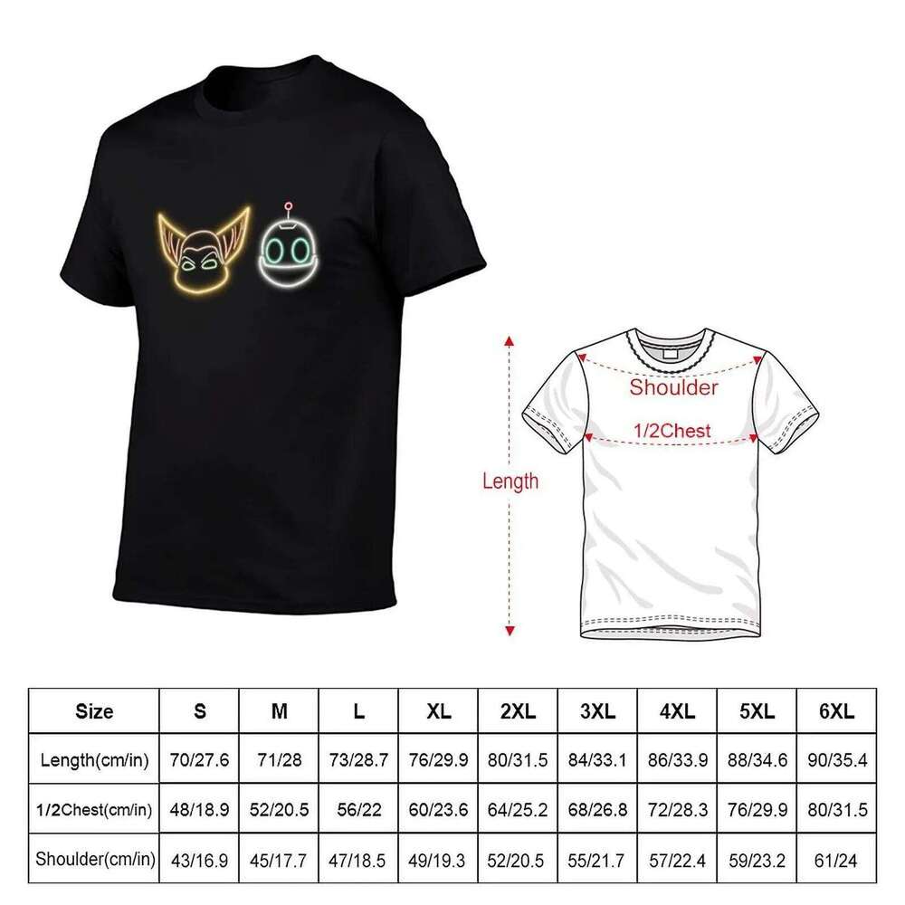 cotton shirts Neon men Ratchet Sign and man 100% for Clank shirt T-Shirt t C260228 - view 3