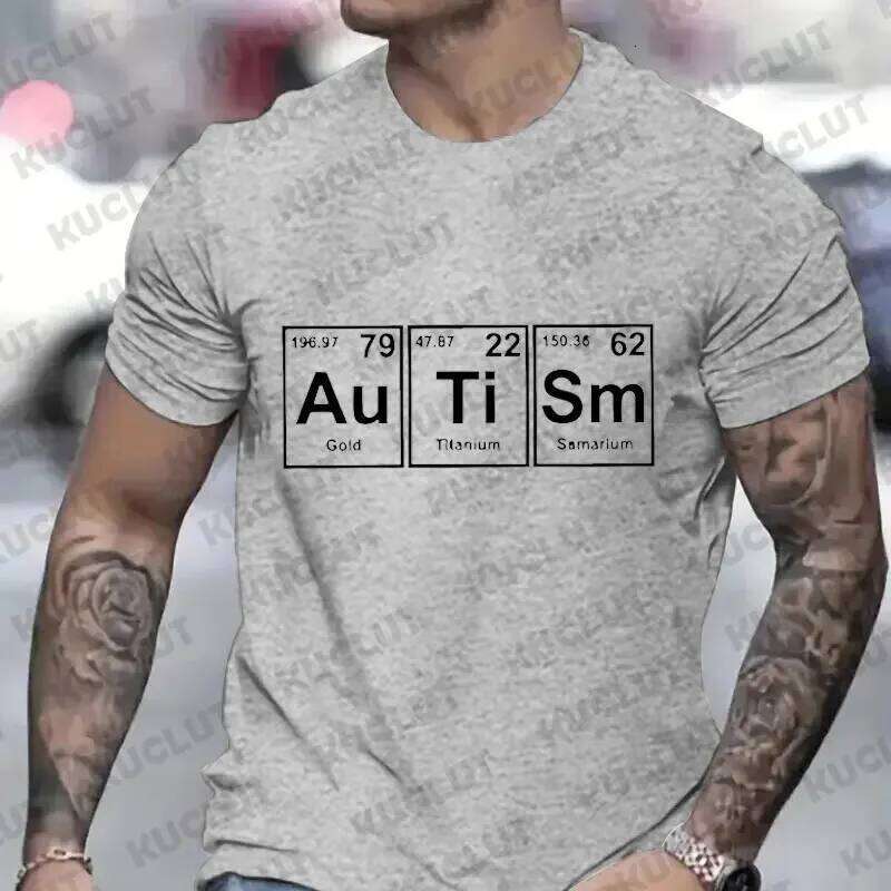 Men Clothing Awareness Casual Fashion Streetwear Autism Aware Support Tees Harajuku Y2k Graphic Tops Male T-Shirt C260228 - view 4