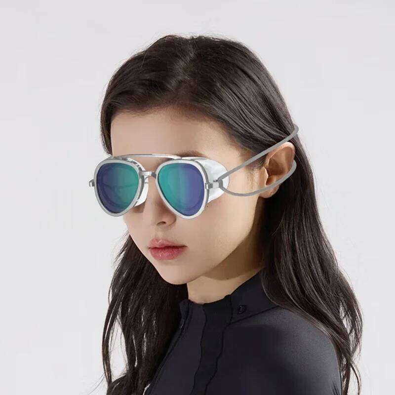 Men Women Full-View Anti-Fog Swim Professional HD Swimming Goggles Unisex Leak Proof Adjustable Silicone Surfing Eyewear 26Y0228