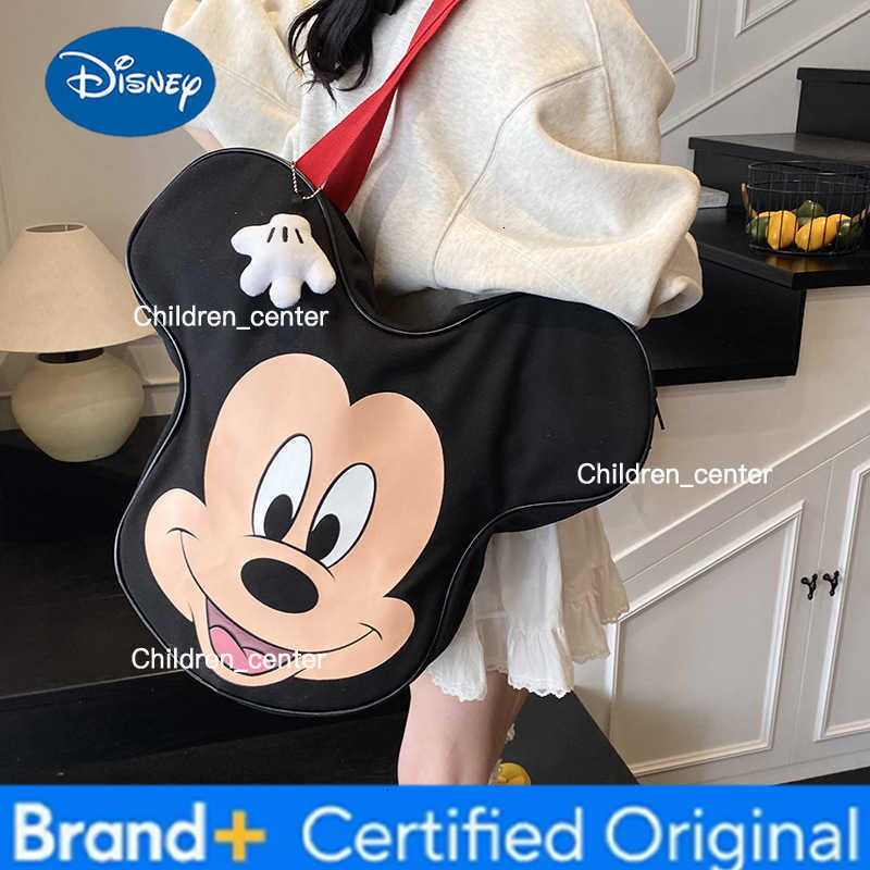 Disney In-Stock WomenS Handbag Fashion High Quality Canvas WomenS Shopping Bag Cartoon Large Capacity WomenS Shoulder Bag H260228