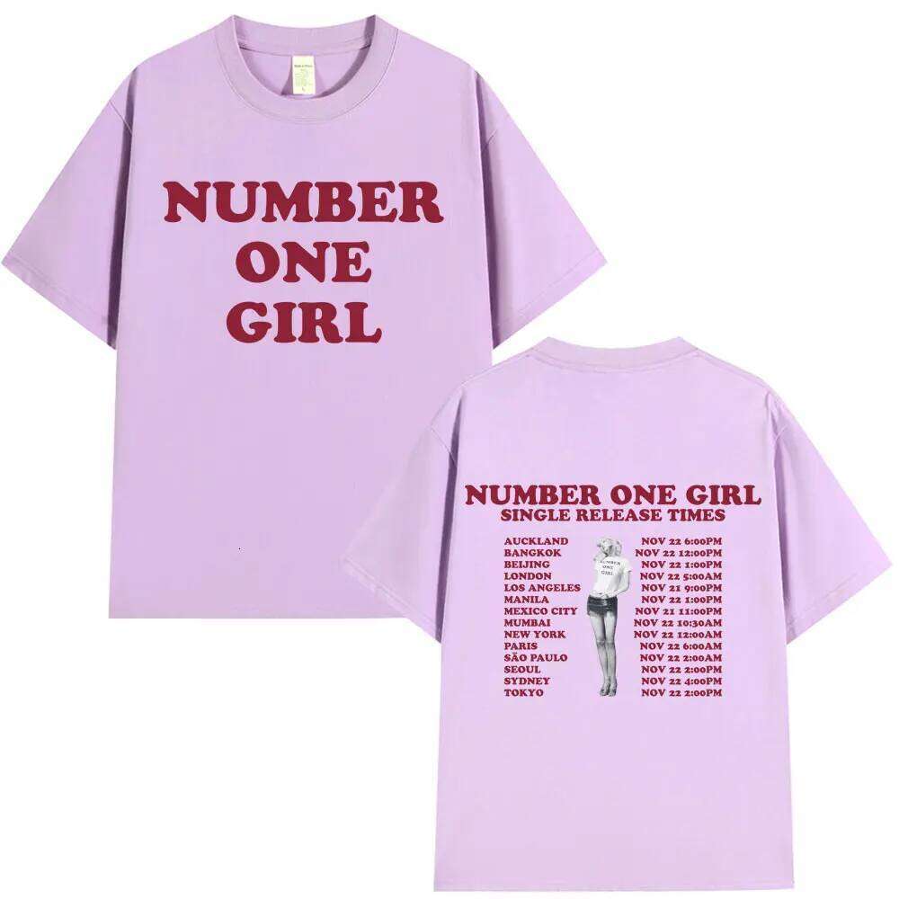 Ros Number One Girl T Men Women Clothing Harajuku T-shirt Y2k Unisex High Quality Cotton Short Sleeve Tee Shirt Fans Gift C260228 - view 6
