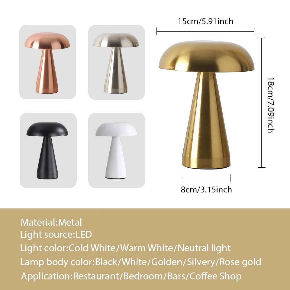 Simple LED Desk USB Charging Table Lamp Three Colors Touch Switch Bar Bedroom Lamps Home Decoration Reading Night Light Z260227