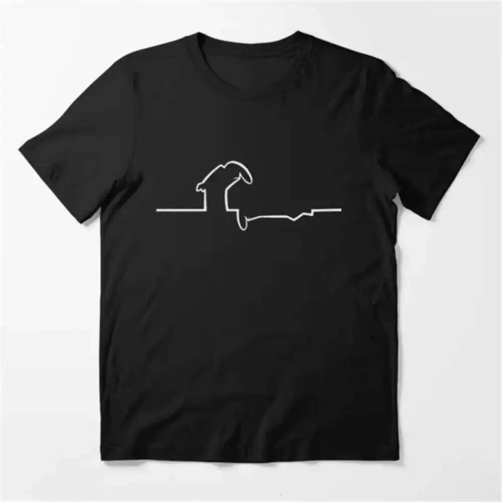 Funny Meme Creative La Linea The Line Osvaldo Cavandoli TV T-Shirt Men Fashion Women's T Shirts Streetwear Tee Casual Tops C260228 - view 7