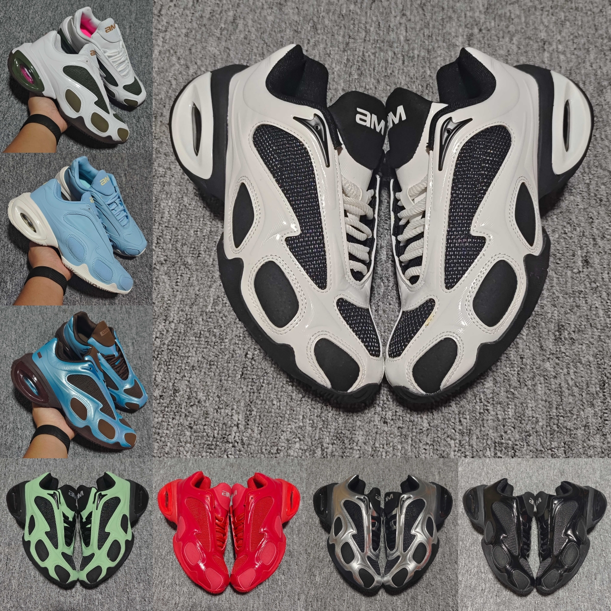 Muses Men Women Sports Running Shoes Leather Designer Trainers Oil Green Glacier Blue Triple Black University Red Outdoor muse Sneakers Size 36-45