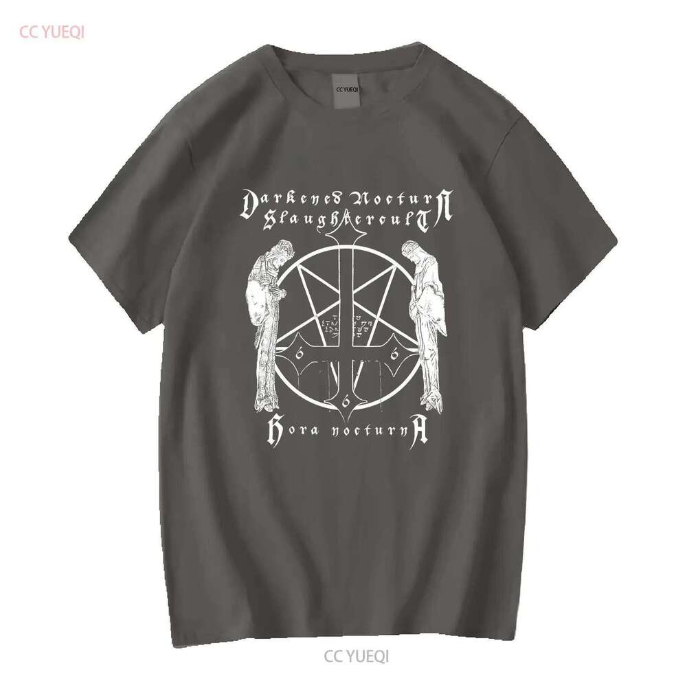 DARKENED NOCTURN SLAUGHTERCULT Black Metal Vintage 2006 T Shirt XL LP Tour Hora vintage Washed designer clothes Stylish C260228 - view 5